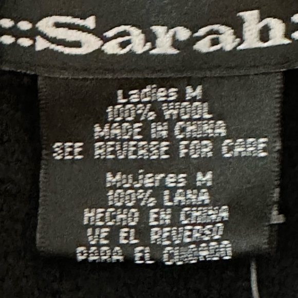 Sarah boutique Wool Blazer Size Medium - Picture 4 of 5